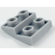 LEGO tetőelem fordított íves 2×2, világosszürke (32803)
